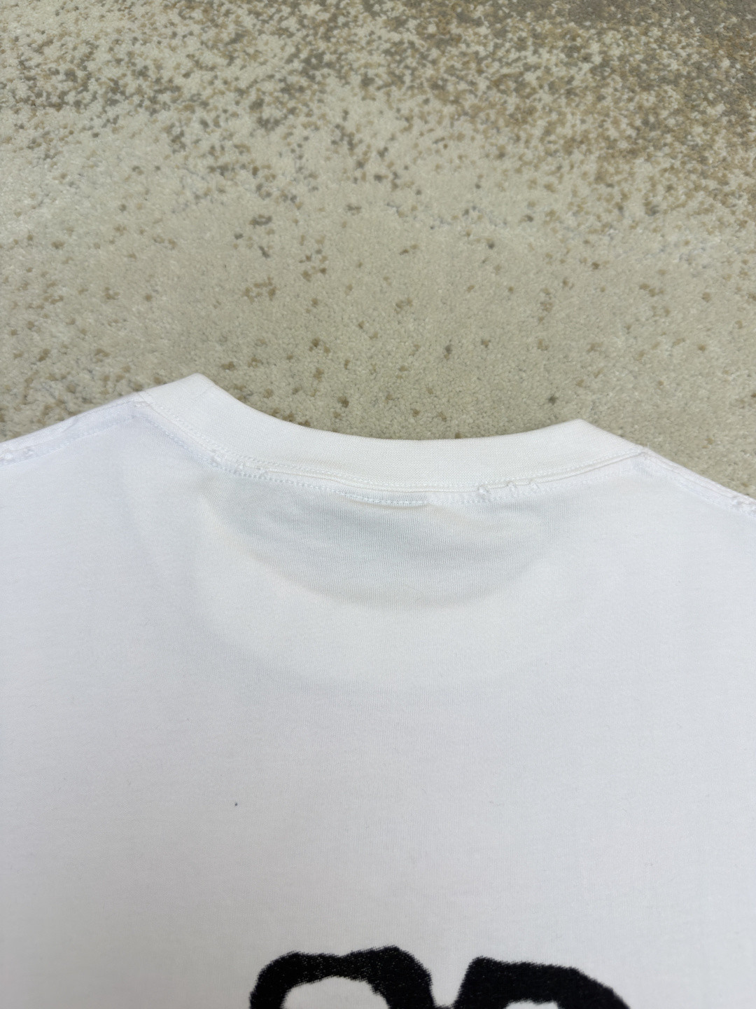 Balenciaga 巴黎世家 经典数码印花圆领短袖 T恤 夏季 白色 黑色 A0 612966TNVN49040