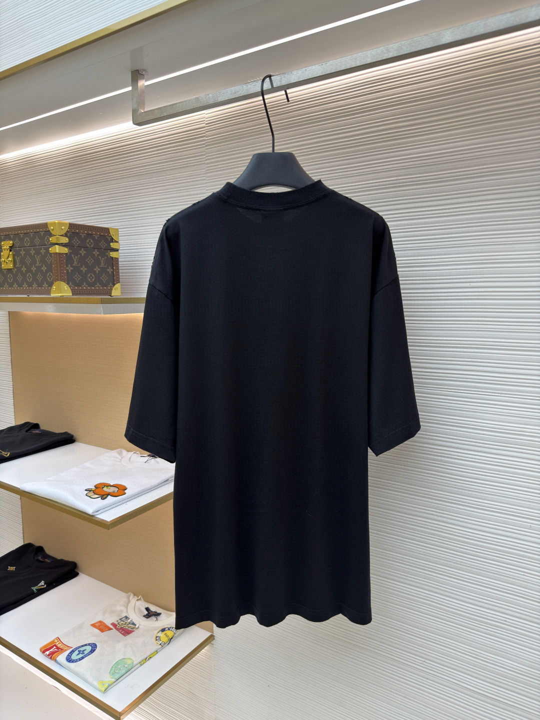 Balenciaga 巴黎世家 椰树丛林圆领短袖 T恤 圆领 夏季 黑色 A0 