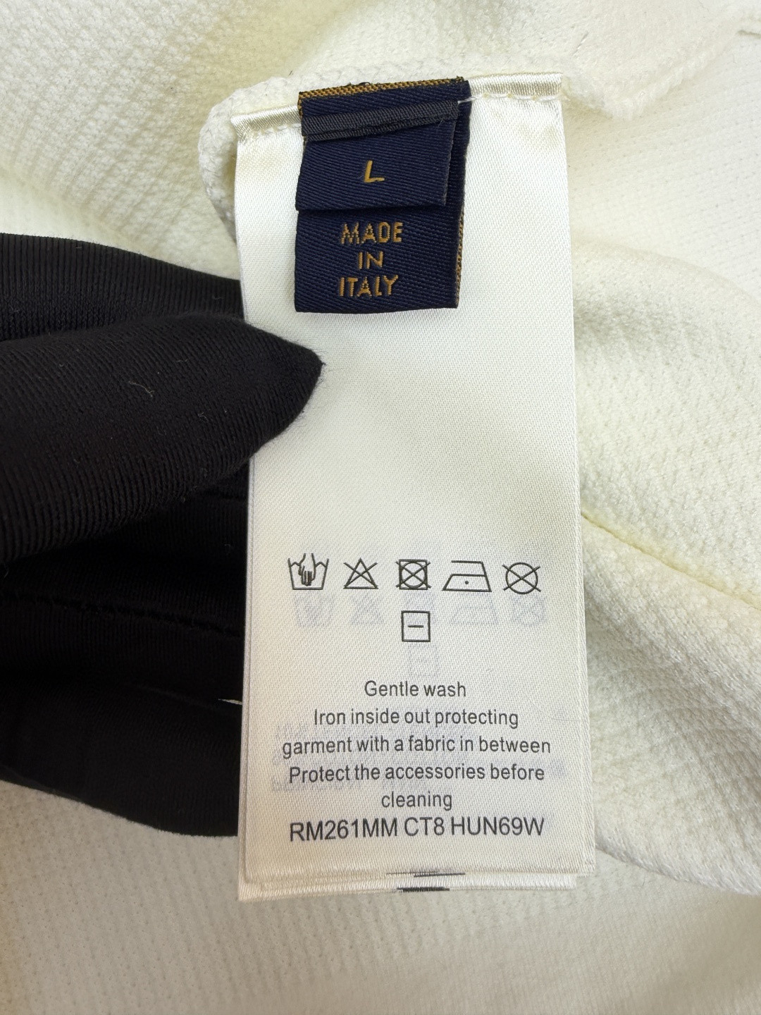 LOUIS VUITTON 路易威登 LV 口袋字母拼色针织衬衫 短袖 夏款 白色 蓝色 B0 1AK6X1