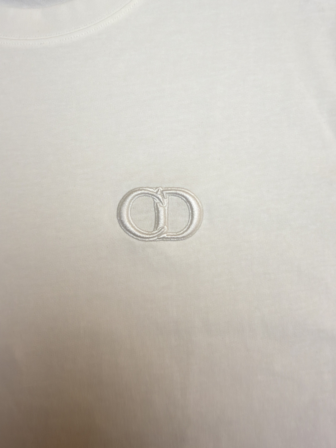 DIOR 迪奥 CD刺绣圆领短袖 T恤 夏季 白色 黑色 灰色 米杏色 浅绿色 A0 943J605A0554-C080