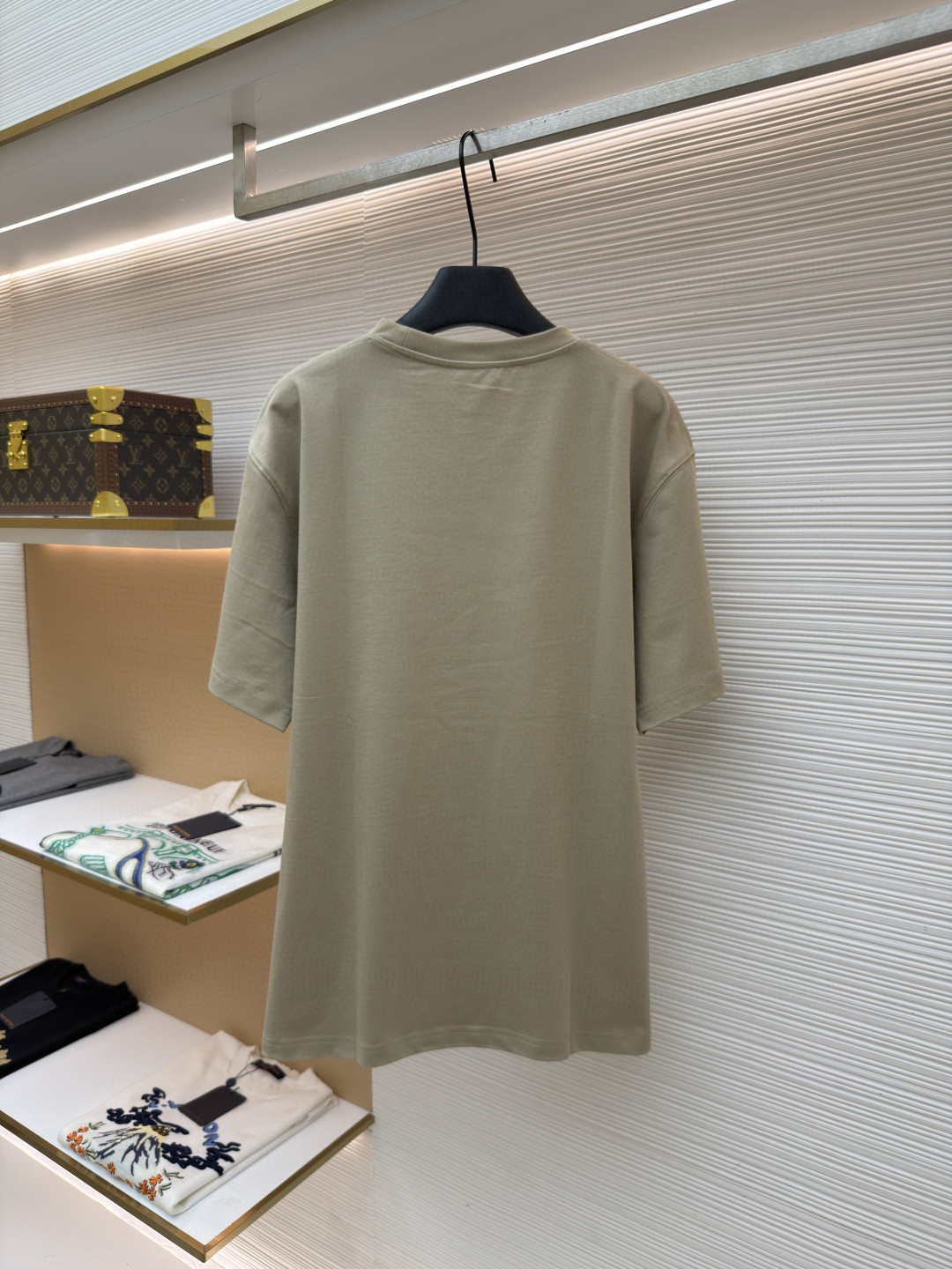 DIOR 迪奥 CD刺绣圆领短袖 T恤 夏季 白色 黑色 灰色 米杏色 浅绿色 A0 943J605A0554-C080