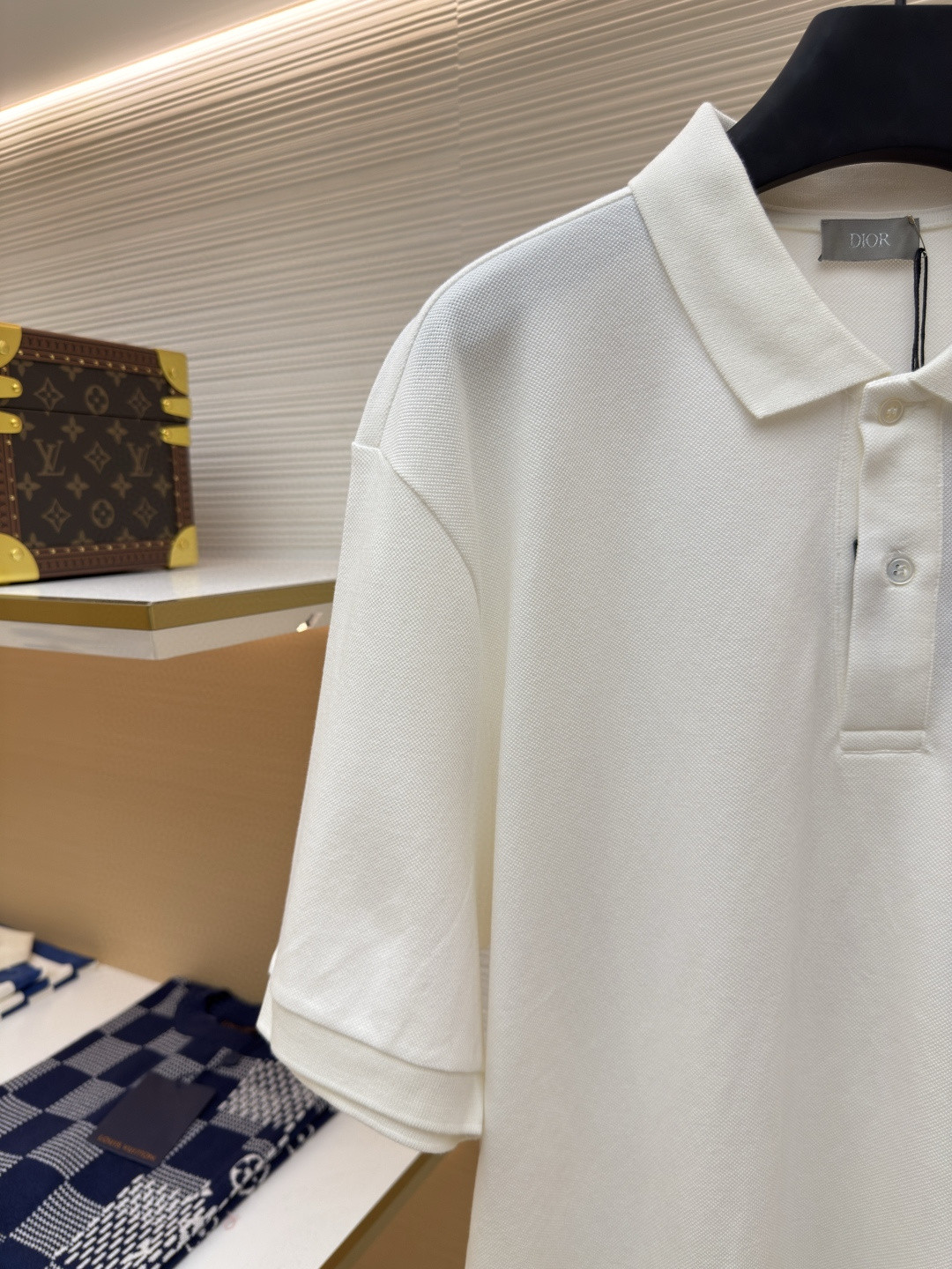 DIOR 迪奥 CD字母刺绣Polo衫 短袖 T恤 夏季 白色 黑色 A5 013J800A0373-C080