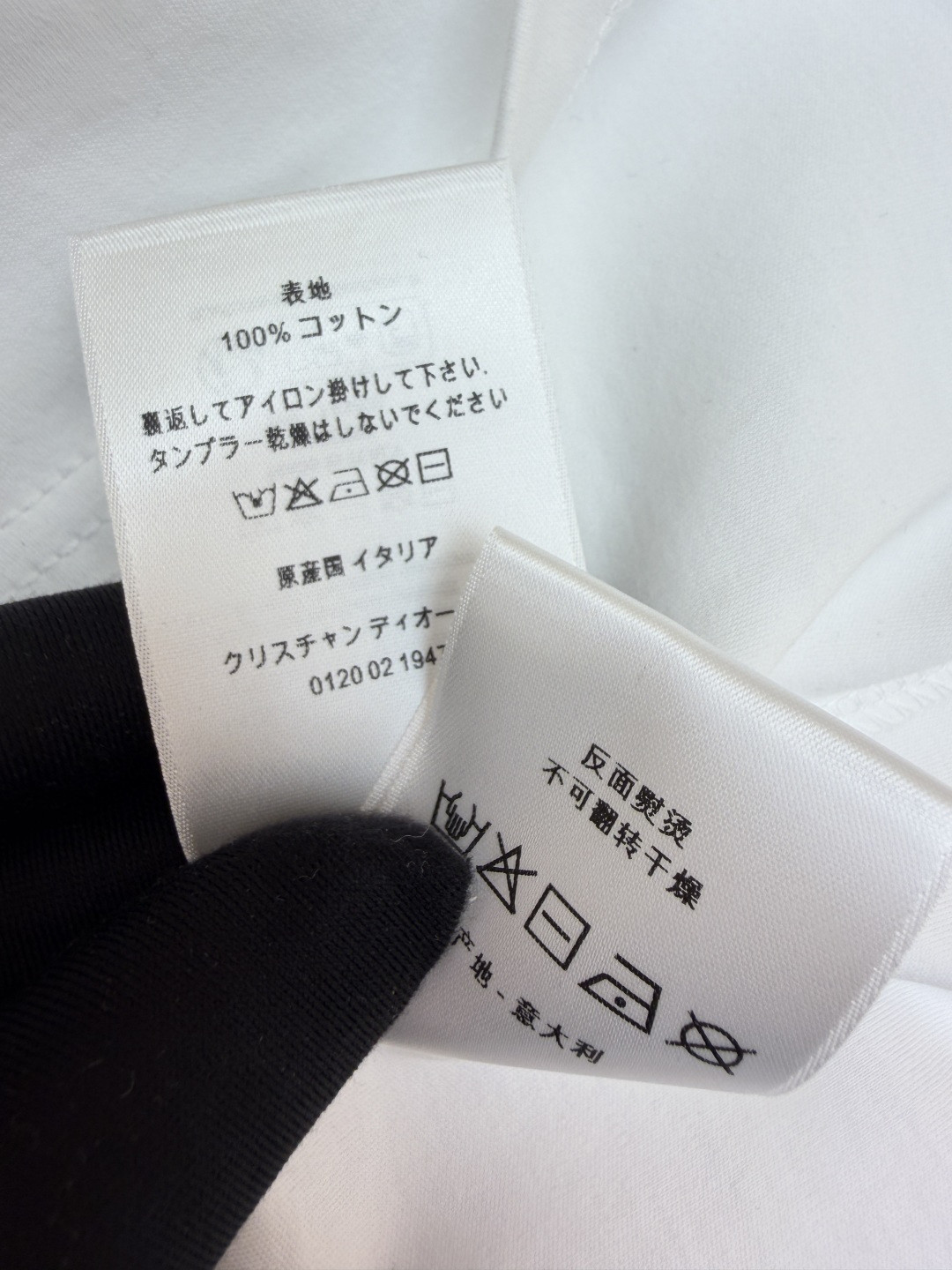 DIOR 迪奥 标志小绣花圆领短袖 T恤 夏季 白色 黑色 A0 