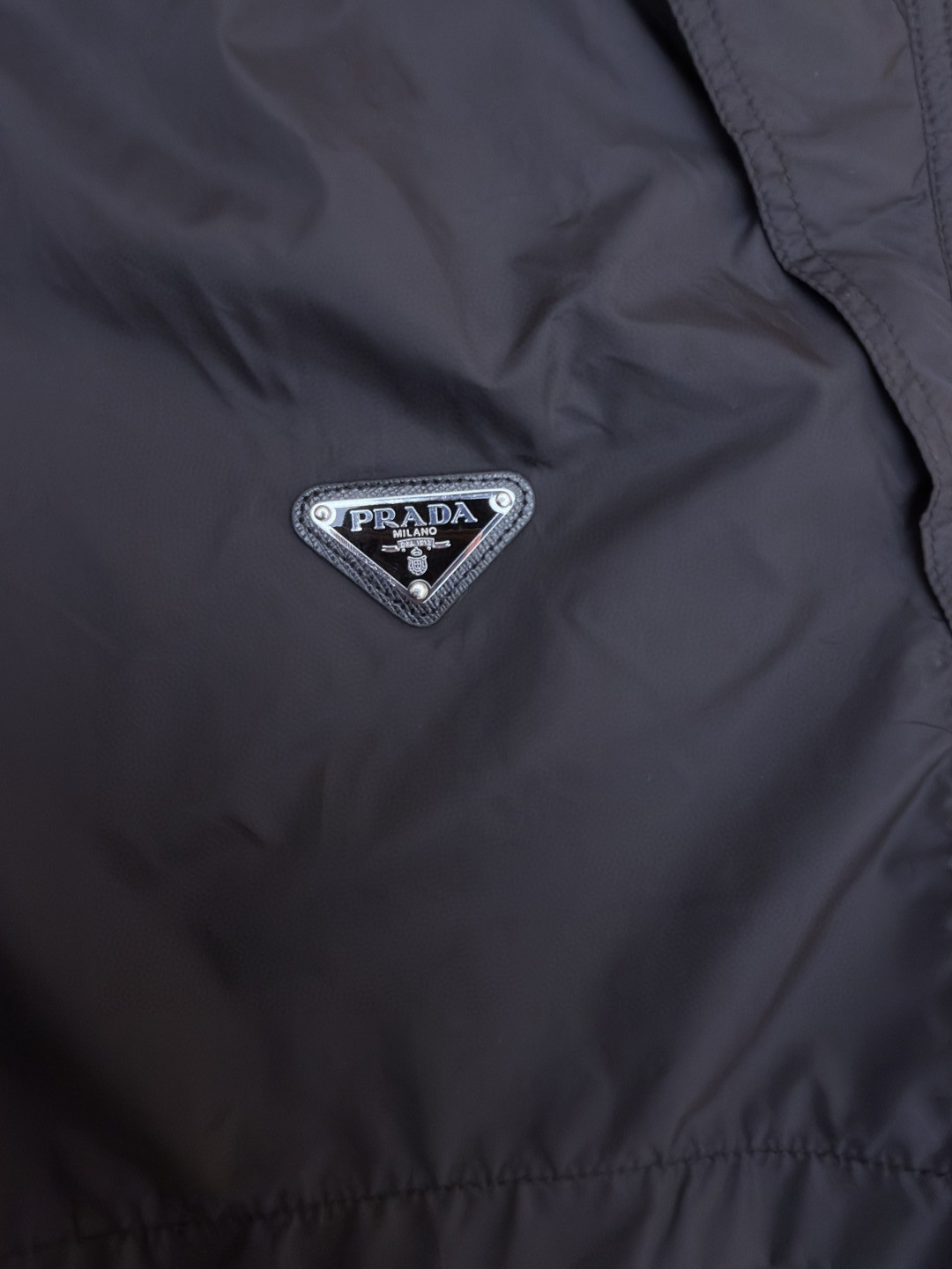 PRADA 普拉达 三角标尼龙松紧腰短裤 休闲裤 裤子 黑色 A5 22X901-1WQ9-F0002-S-WMO