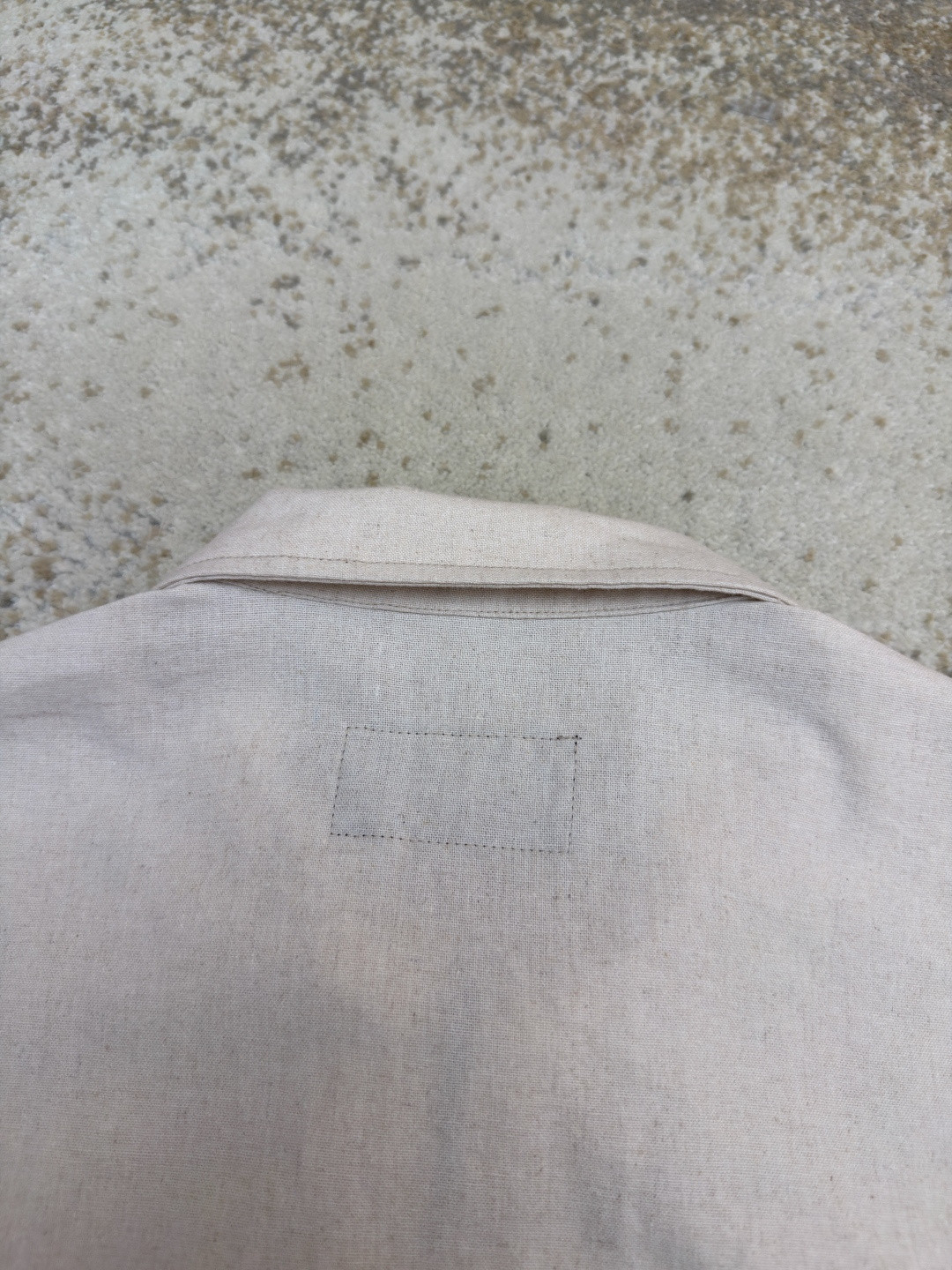 PRADA 普拉达 三角标棉麻拉链外套 夹克 长袖 米色 B0 GEB255-14J2-F0ABR-S-OOO