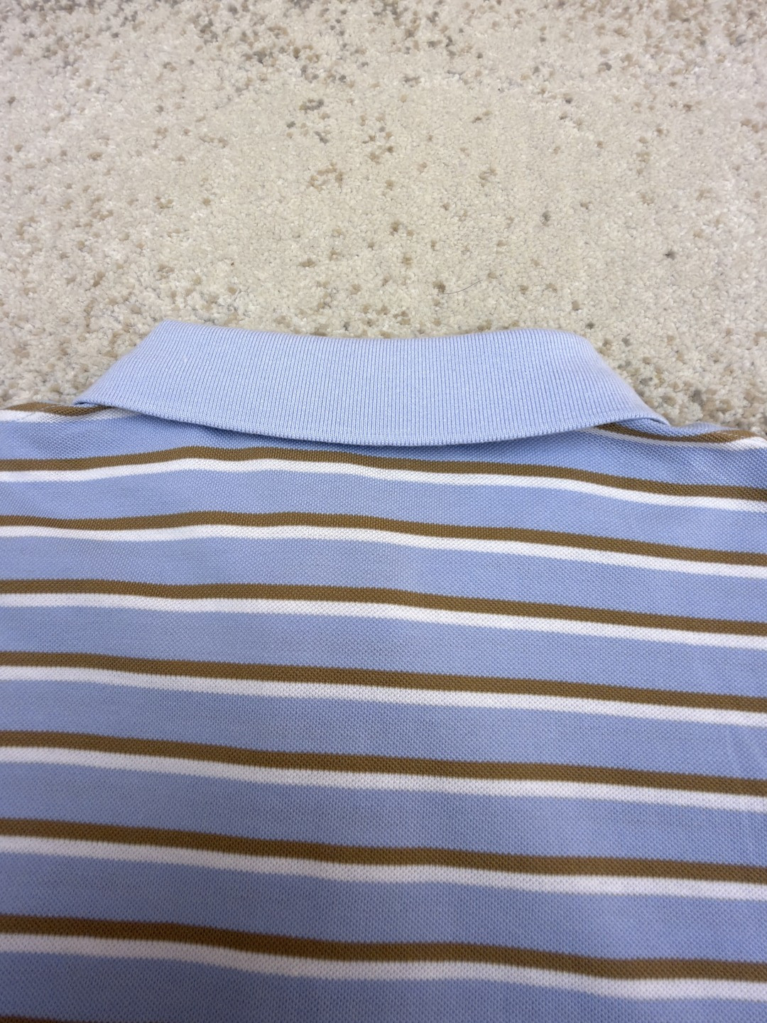 PRADA 普拉达 三角徽标条纹Polo衫 短袖 T恤 女款 夏季 蓝色 A7 39609-16WC-F0KO4-S-OOO