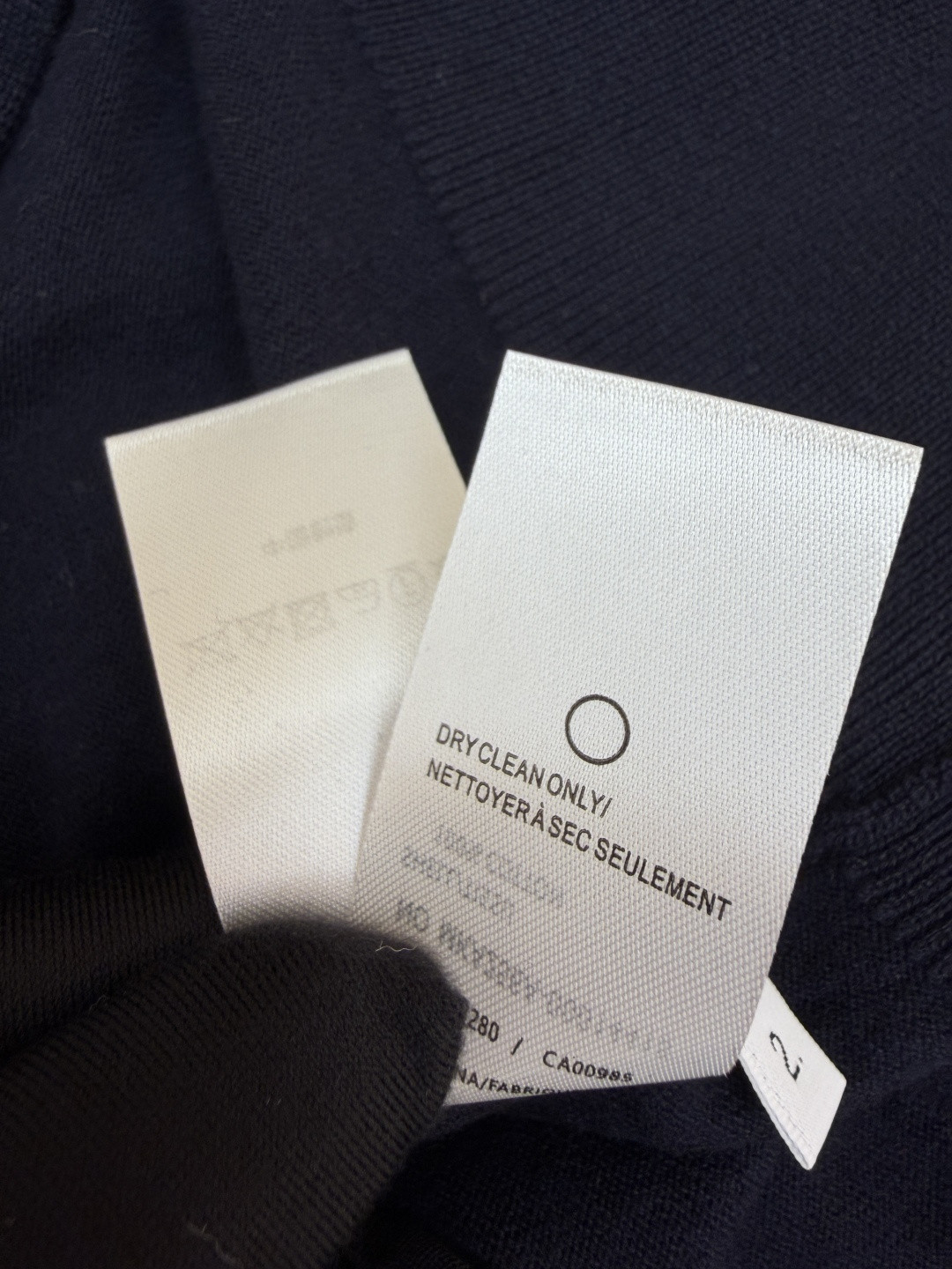 THOM BROWNE 背后小狗针织Polo衫 短袖 女款 白色 藏蓝色 B0 FKP137BY3036-100