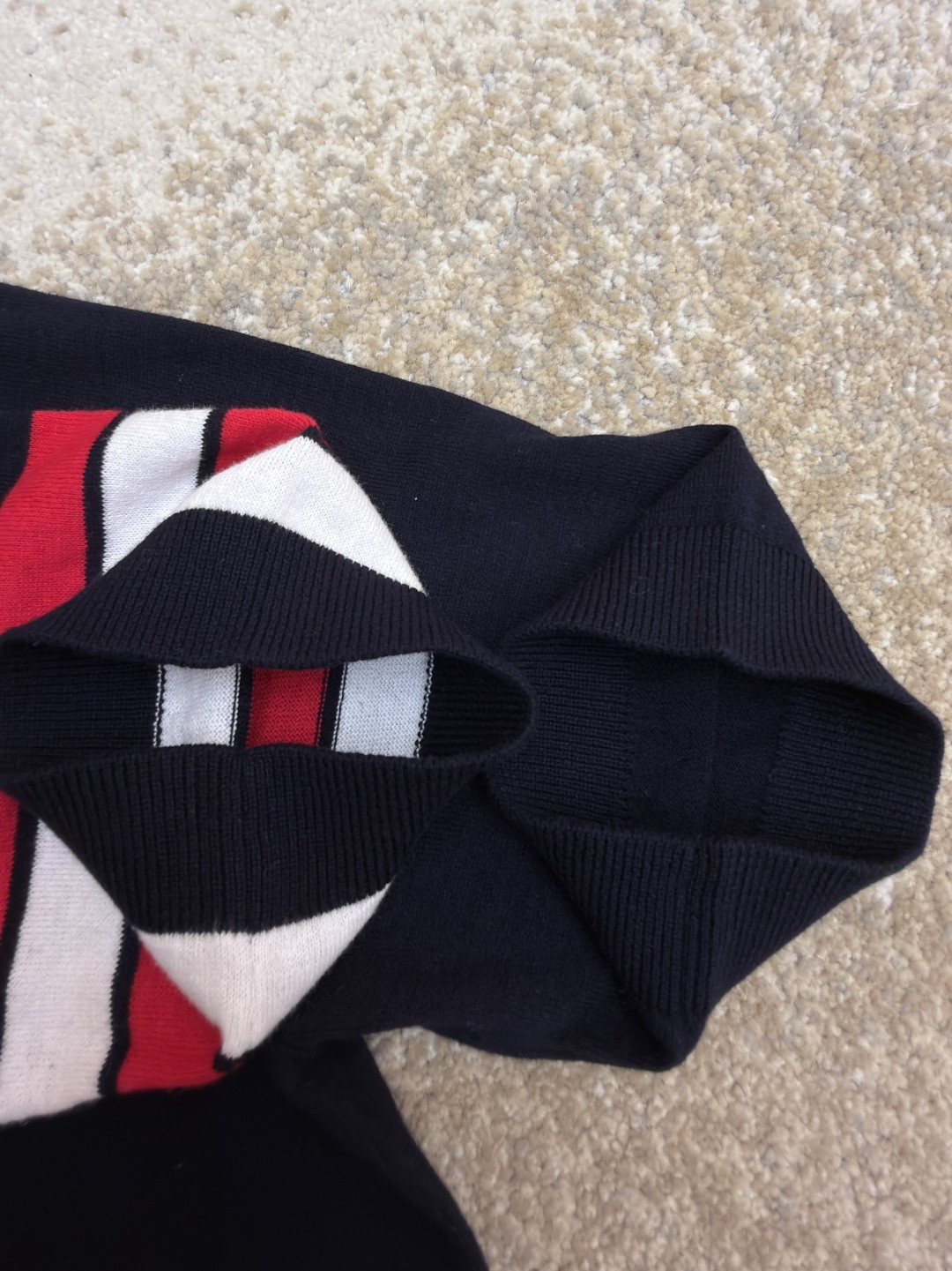 THOM BROWNE 背后小狗针织Polo衫 短袖 女款 白色 藏蓝色 B0 FKP137BY3036-100