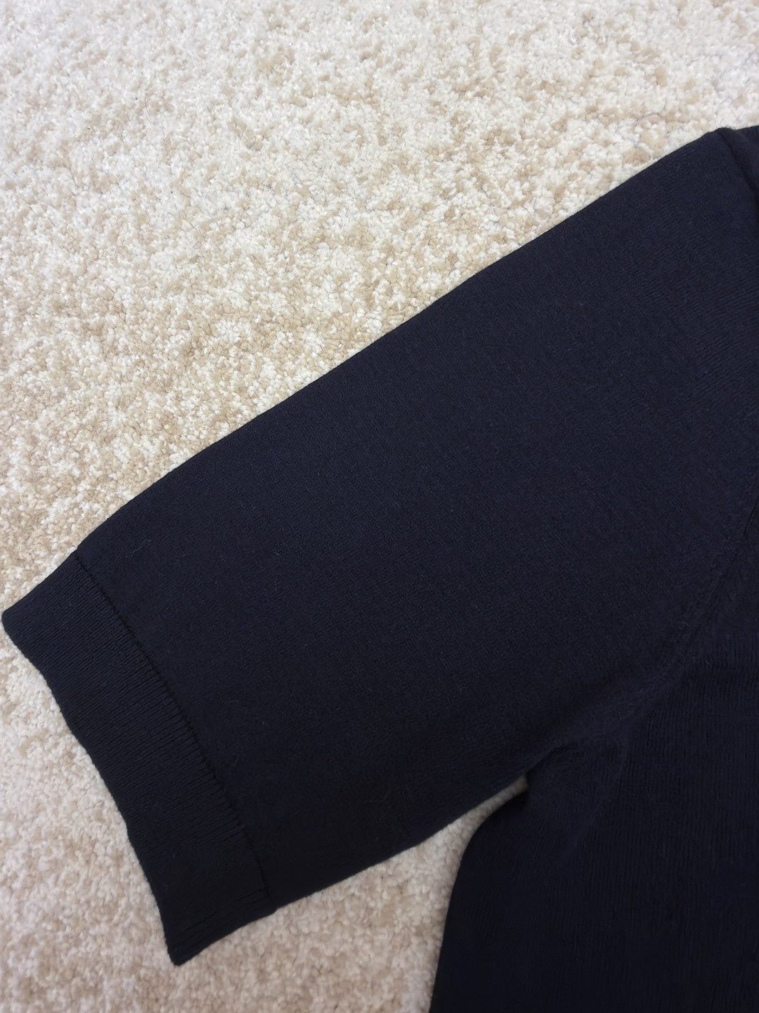 THOM BROWNE 背后小狗针织Polo衫 短袖 女款 白色 藏蓝色 B0 FKP137BY3036-100