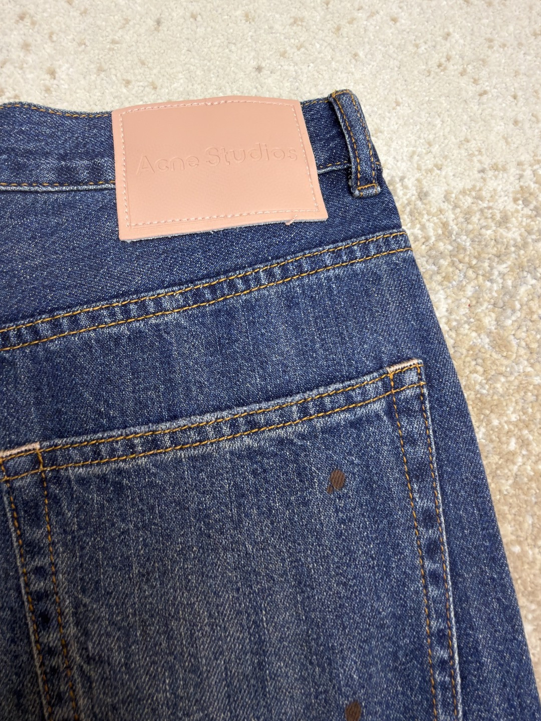 [Copy]Acne Studios 3D打印牛仔裤 长裤 裤子 蓝色 B0 B00374-863
