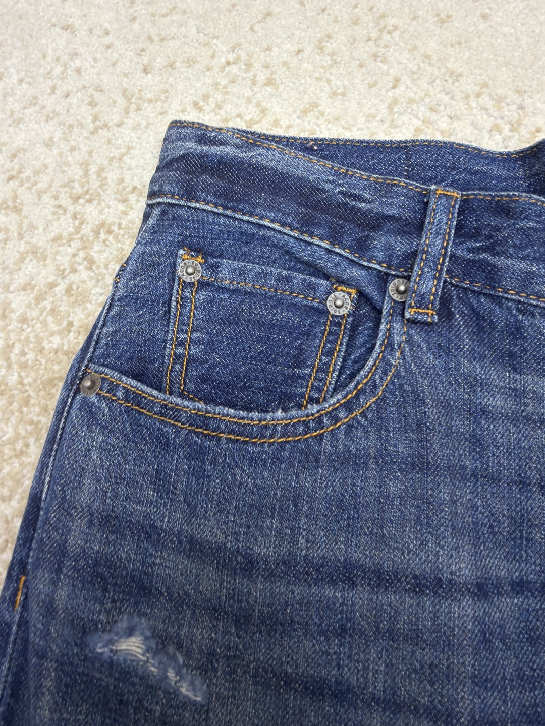 [Copy]Acne Studios 3D打印牛仔裤 长裤 裤子 蓝色 B0 B00374-863