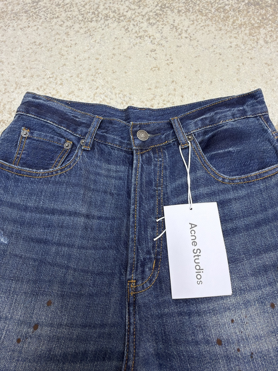 [Copy]Acne Studios 3D打印牛仔裤 长裤 裤子 蓝色 B0 B00374-863
