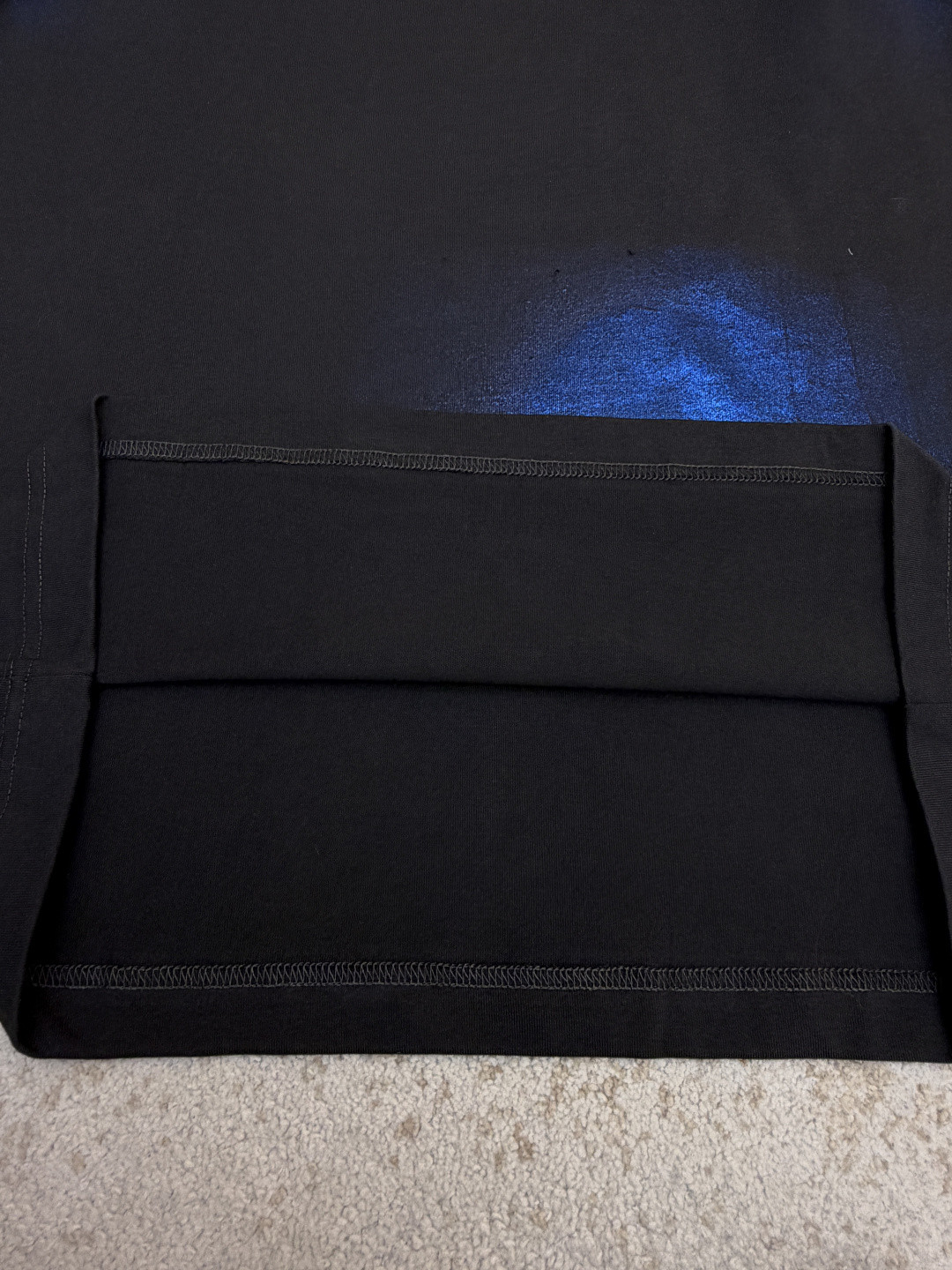 Acne Studios 渐变烫彩徽标圆领T恤 短袖 灰色 A0 CL0348-DM1