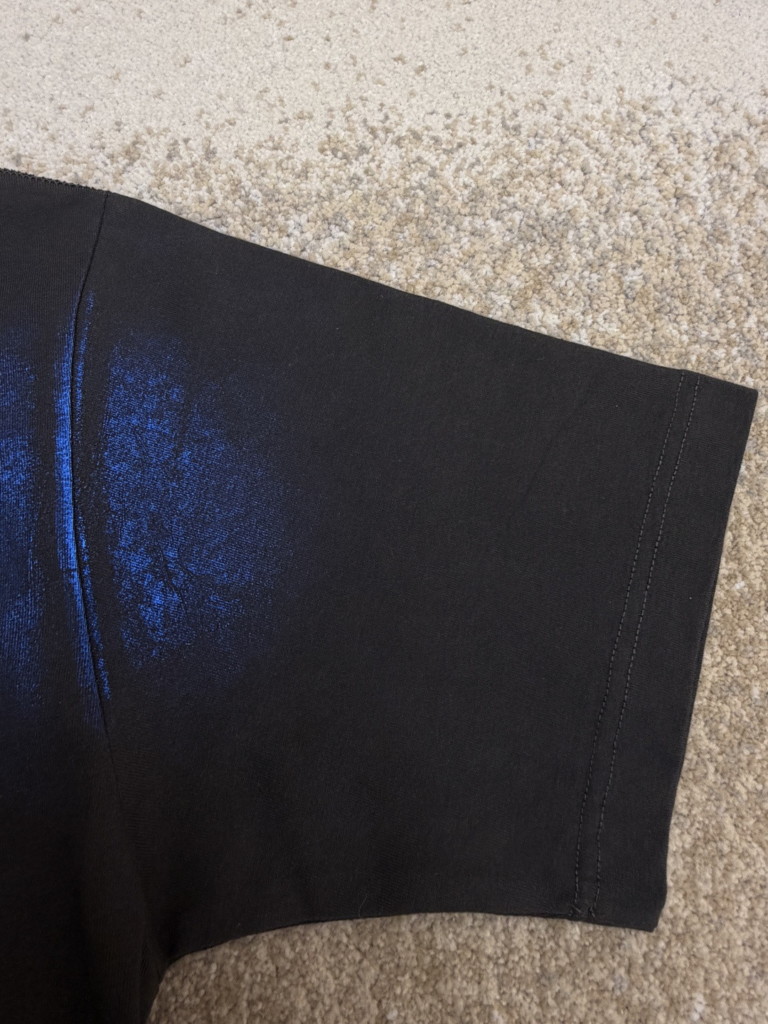 Acne Studios 渐变烫彩徽标圆领T恤 短袖 灰色 A0 CL0348-DM1