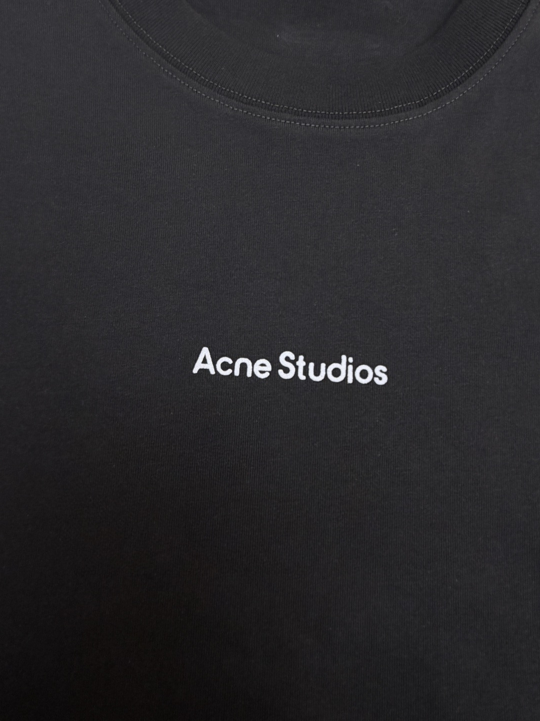 Acne Studios 渐变烫彩徽标圆领T恤 短袖 灰色 A0 CL0348-DM1