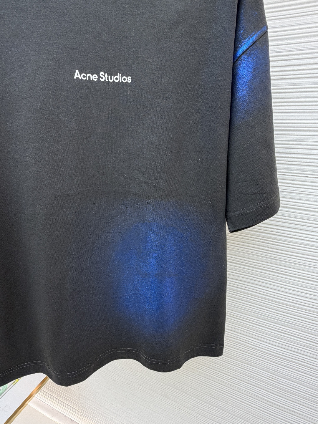 Acne Studios 渐变烫彩徽标圆领T恤 短袖 灰色 A0 CL0348-DM1