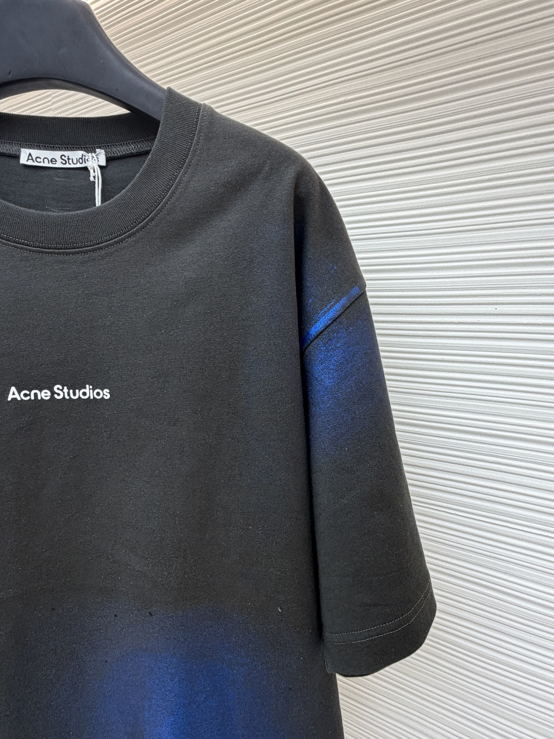 Acne Studios 渐变烫彩徽标圆领T恤 短袖 灰色 A0 CL0348-DM1