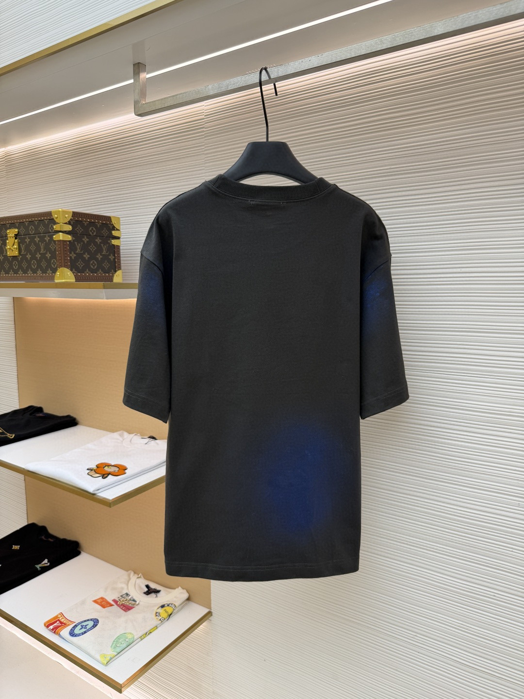 Acne Studios 渐变烫彩徽标圆领T恤 短袖 灰色 A0 CL0348-DM1
