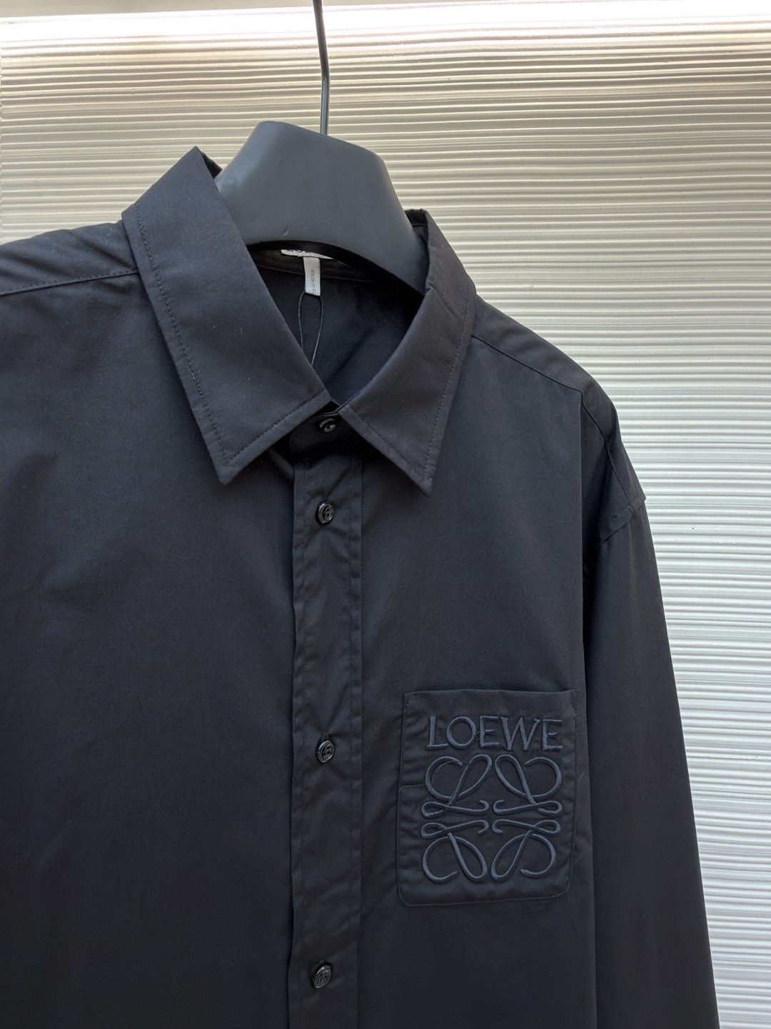 LOEWE 罗意威 口袋刺绣衬衫 外套 长袖 白色 黑色 B0 H526Y05WDX-2100