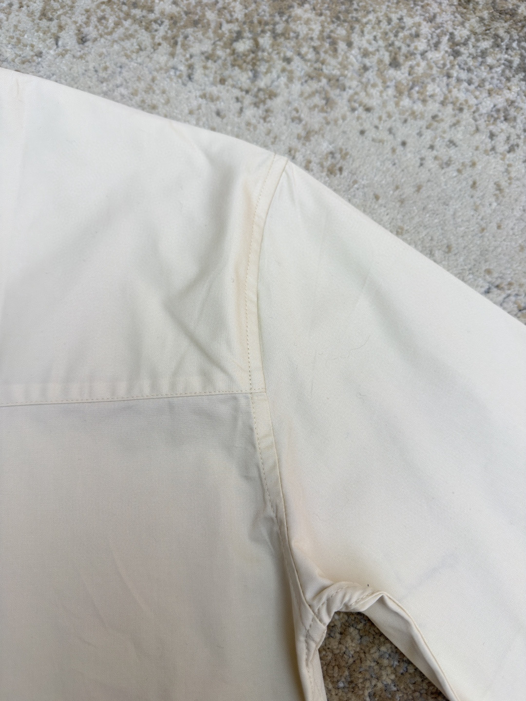 LOEWE 罗意威 双色刺绣贴袋衬衫 外套 长袖 米色 棕色 B0 H526Y05XAN-2370