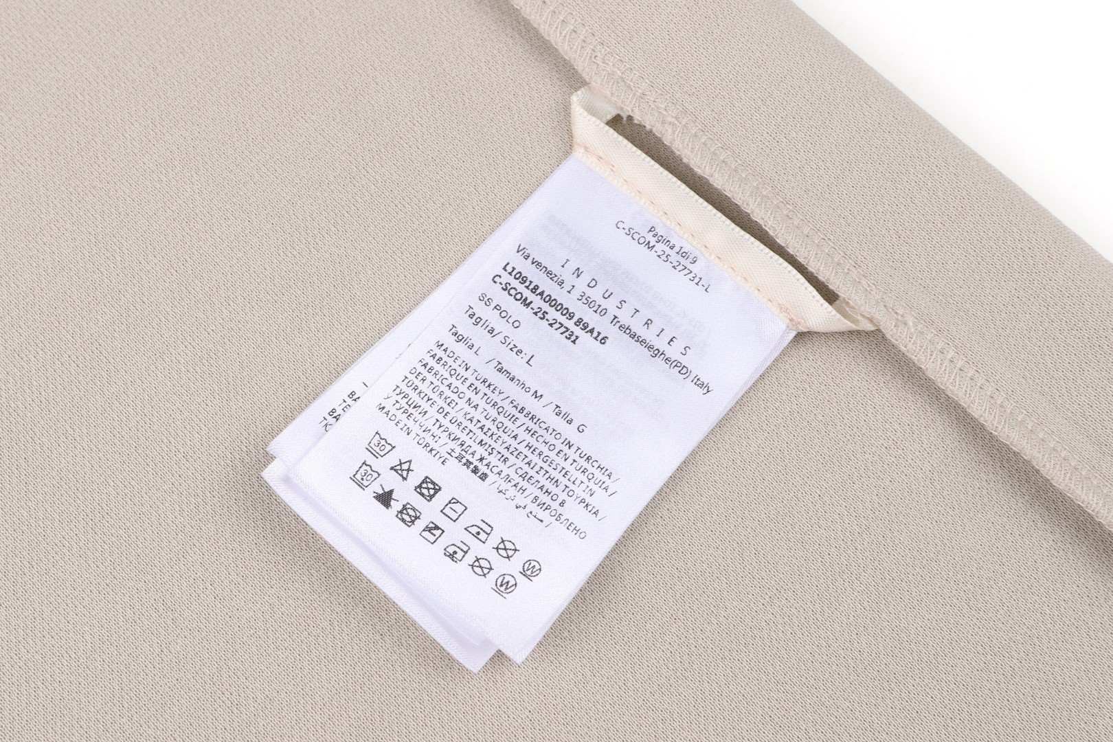 Moncler 蒙口 徽标字母Polo衫 短袖 T恤 夏季 黑色 米杏色 A2 L10918A0000989A16216