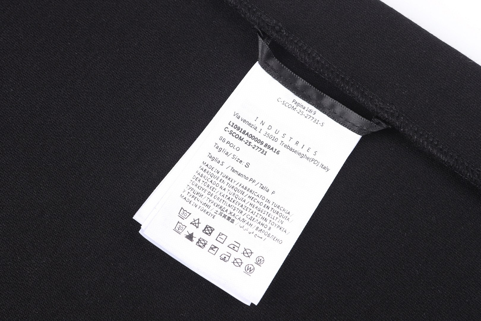Moncler 蒙口 徽标字母Polo衫 短袖 T恤 夏季 黑色 米杏色 A2 L10918A0000989A16216
