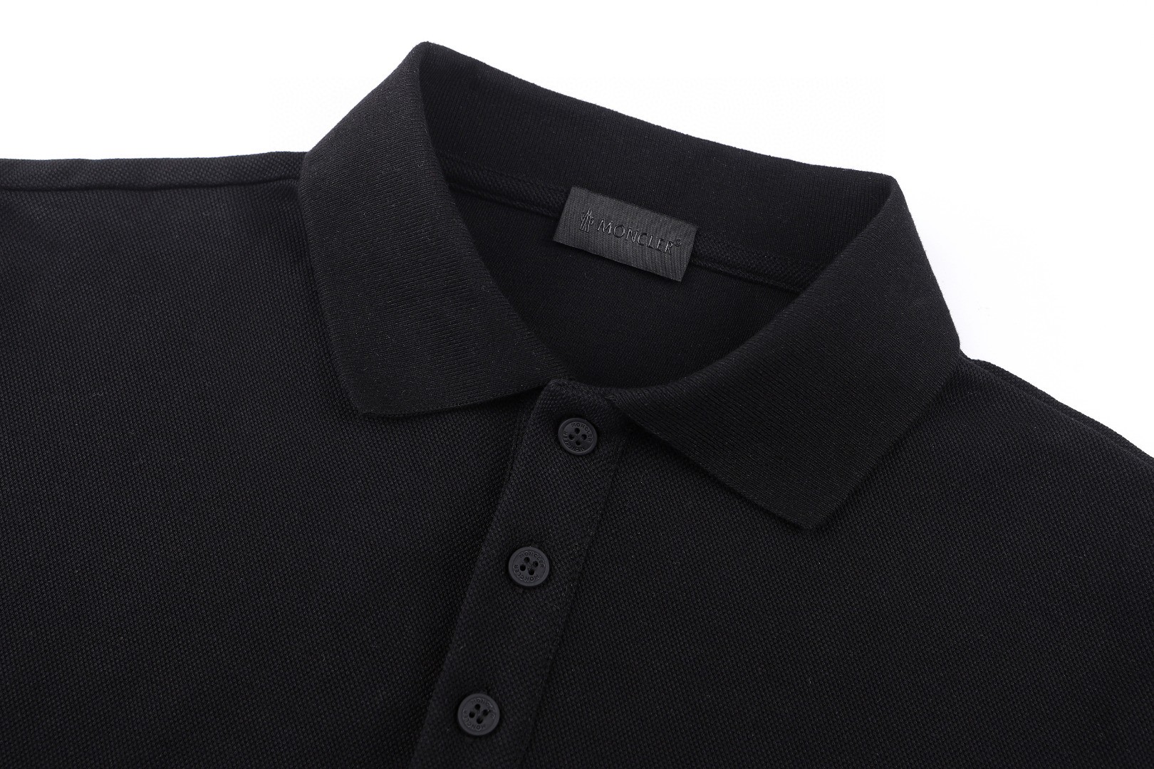 Moncler 蒙口 徽标字母Polo衫 短袖 T恤 夏季 黑色 米杏色 A2 L10918A0000989A16216