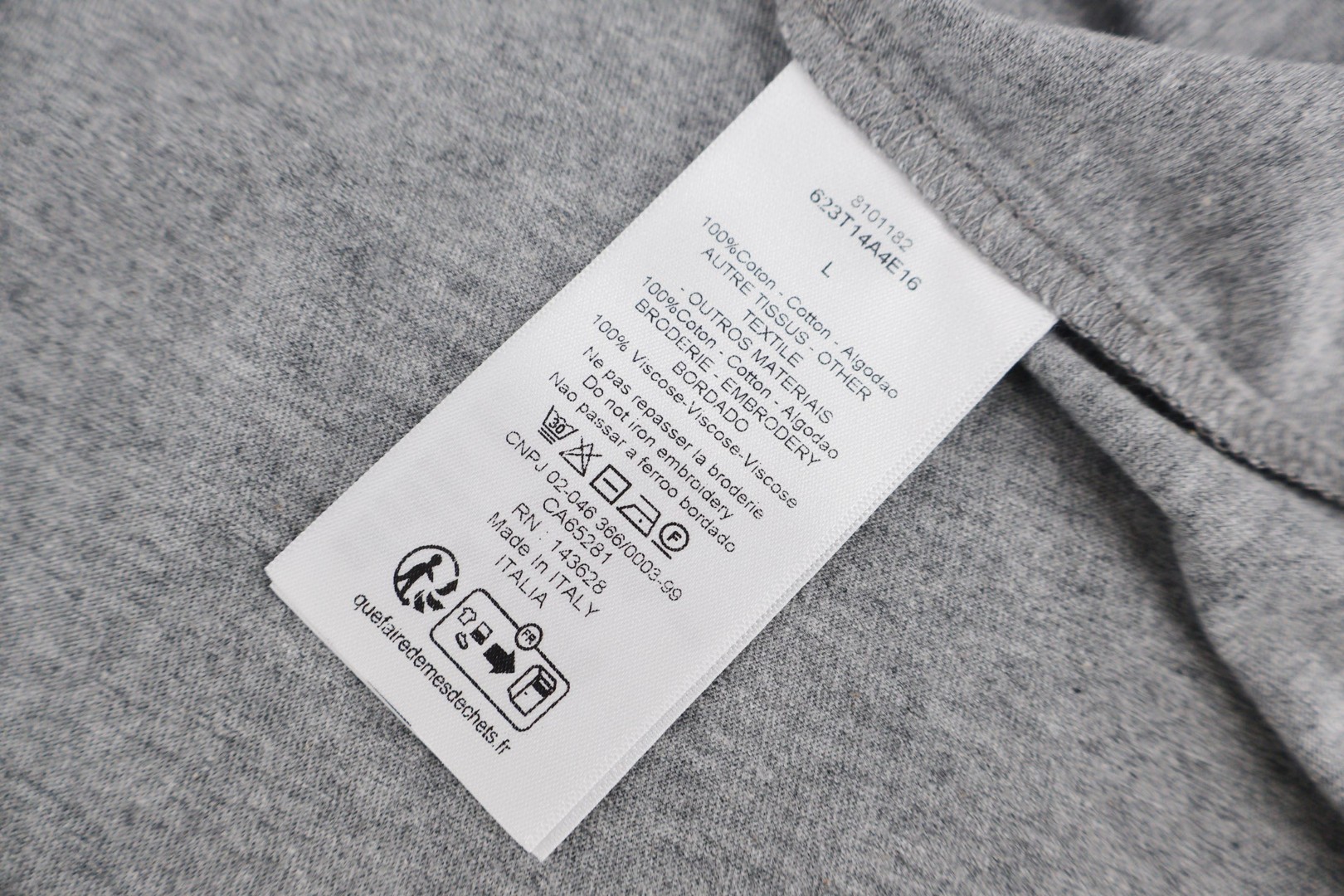 DIOR 迪奥 刺绣logo平纹圆领短袖 T恤 夏季 灰色 蓝色 A0 683J606A3282-C880