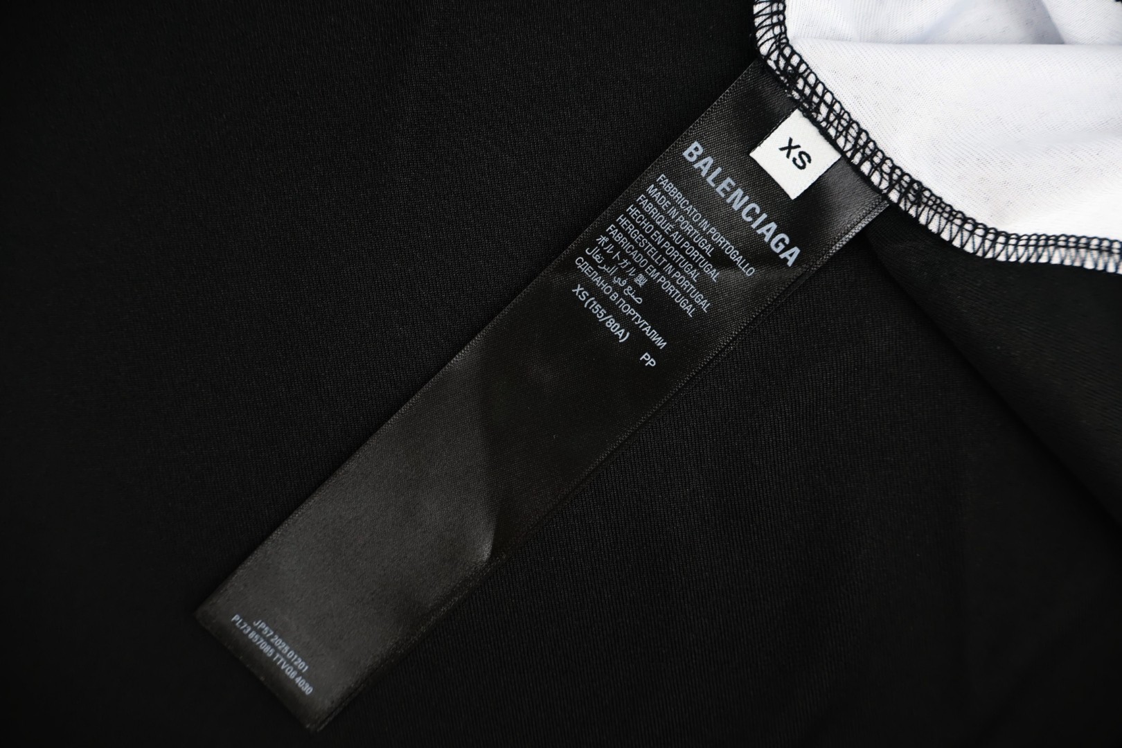 Balenciaga 巴黎世家 NBA 联名款 廓形拼色10号球衣 短袖 T恤 夏季 黑色 B0 863852TTVW21060