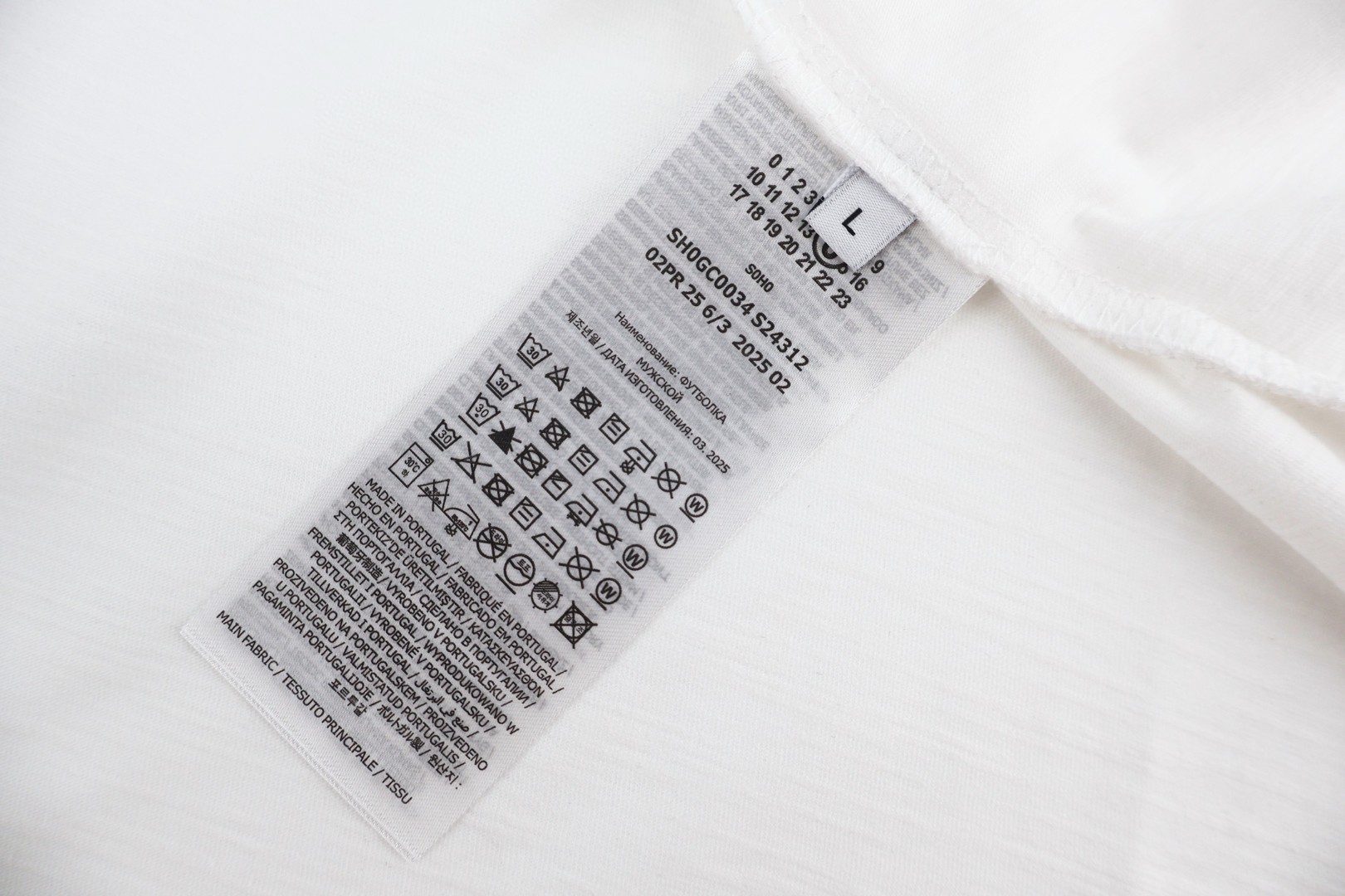 Maison Margiela 马吉拉 反向刺绣圆领短袖 T恤 套头 夏季 白色 A0 S50GC0730M20164857