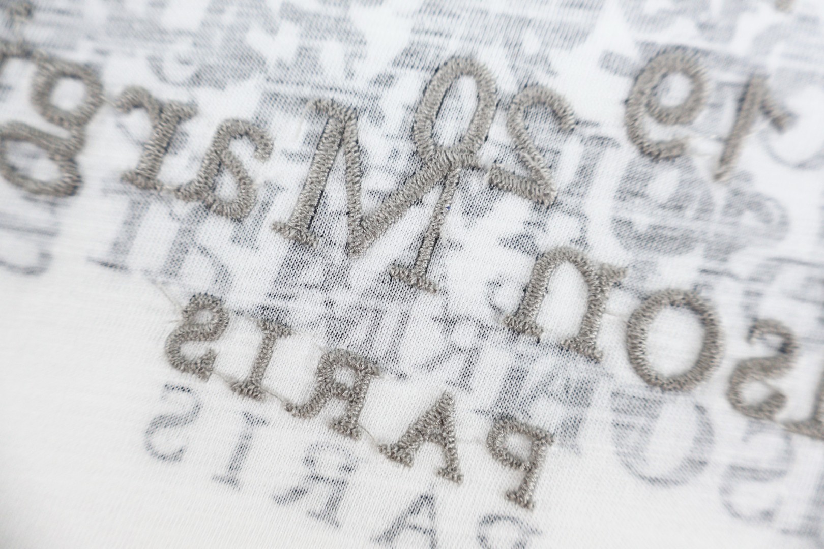 Maison Margiela 马吉拉 反向刺绣圆领短袖 T恤 套头 夏季 白色 A0 S50GC0730M20164857