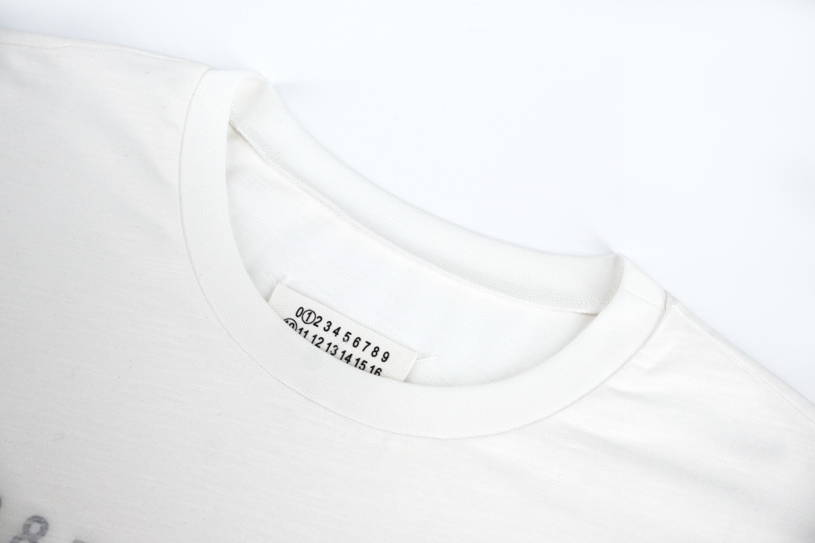 Maison Margiela 马吉拉 反向刺绣圆领短袖 T恤 套头 夏季 白色 A0 S50GC0730M20164857
