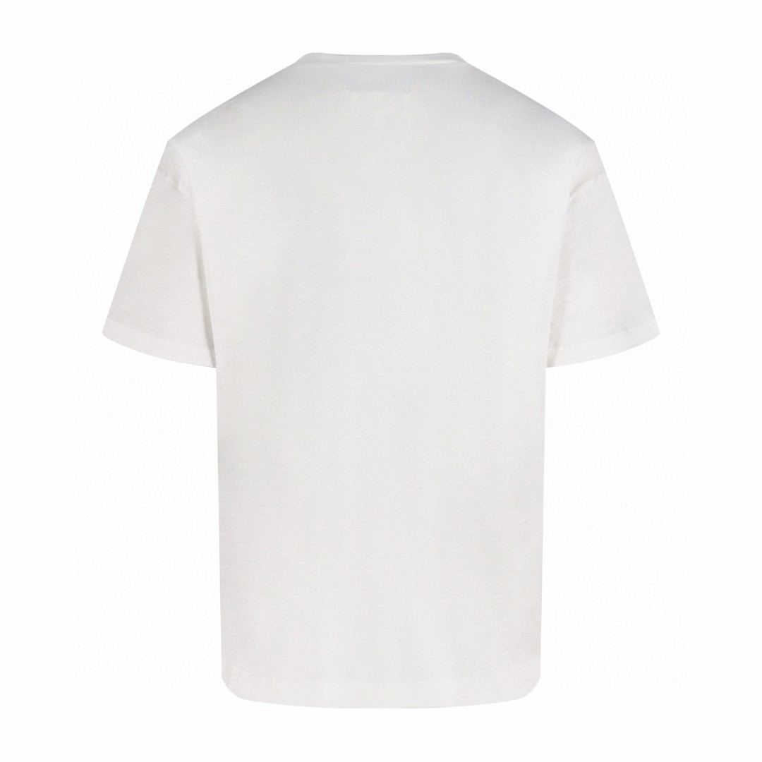 Maison Margiela 马吉拉 反向刺绣圆领短袖 T恤 套头 夏季 白色 A0 S50GC0730M20164857