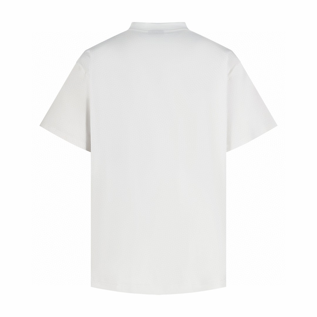 Balenciaga 巴黎世家 椰树丛林印花圆领短袖 T恤 夏季 白色 A0 764235TUV079000