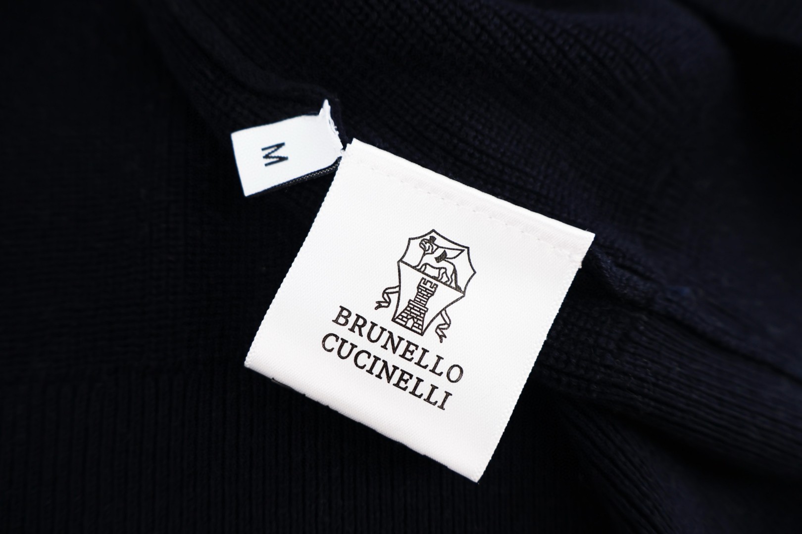 Brunello Cucinelli BC 海航条纹针织Polo衫 短袖 T恤 老钱风 黑色 米粽色  B0