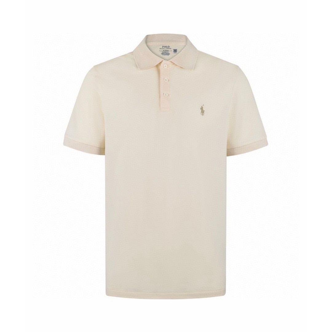 Ralph Lauren 拉夫劳伦 刺绣Polo衫 短袖 杏色 A2