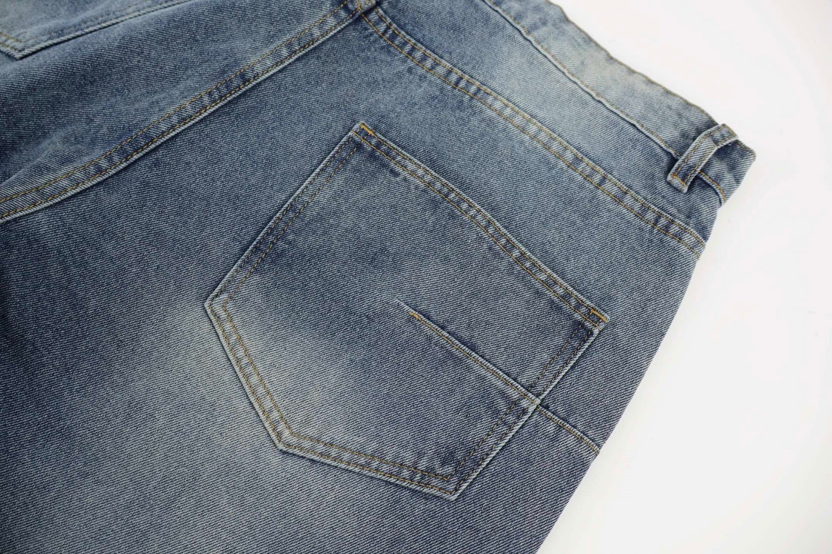 DIOR 迪奥 四叶草刺绣牛仔裤 长裤 裤子 蓝色 B0
