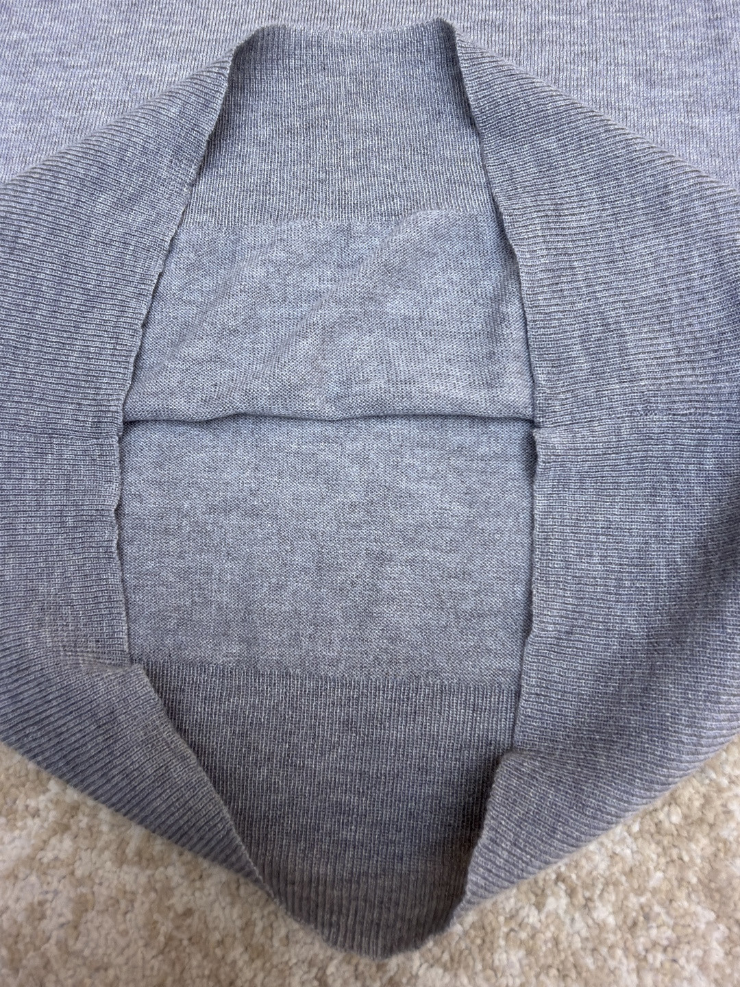 AMIPARIS Ami 爱心绣花针织Polo衫 毛衣 短袖 灰色 A5 HPL438KN00390504