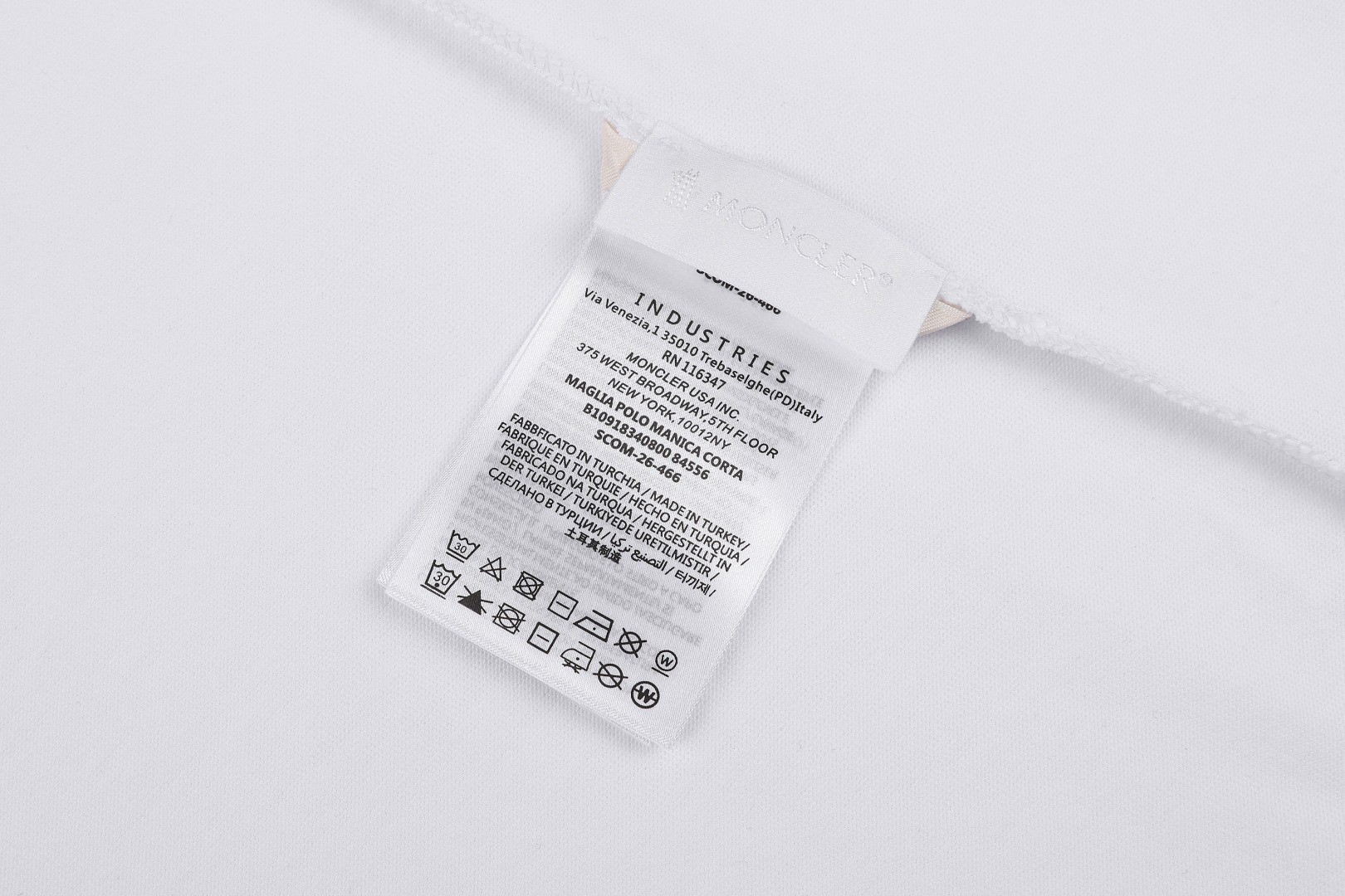 Moncler 蒙口 Space MonDuck印花圆领短袖 T恤 夏季 白色 A0 L10918C0006589AUG00A