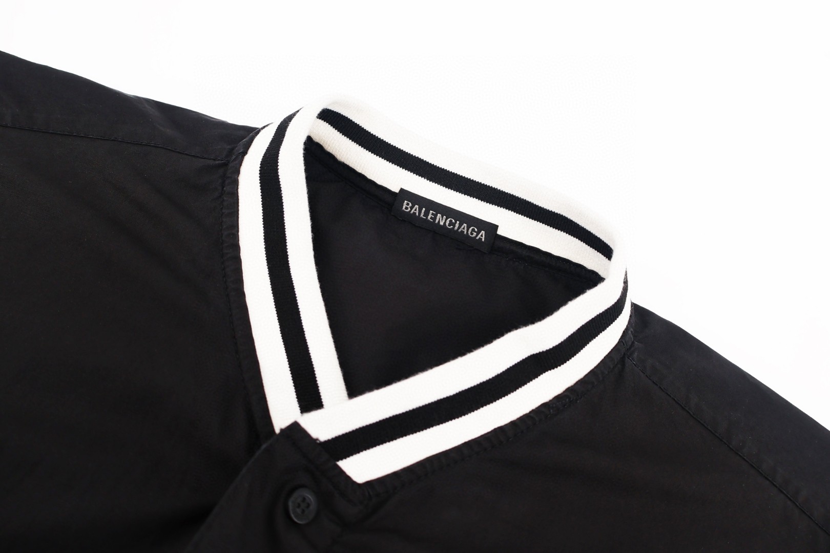 Balenciaga 巴黎世家 NBA 联名款半袖衬衫 棒球衫 夏季 黑色 B0 864831TRM281000