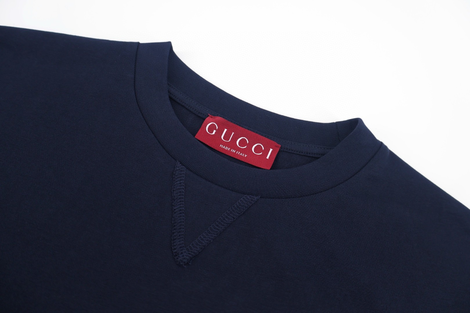 GUCCI 古驰 Firenze刺绣圆领短袖 T恤 夏季 蓝色 A0 854505-XJHN7-4055