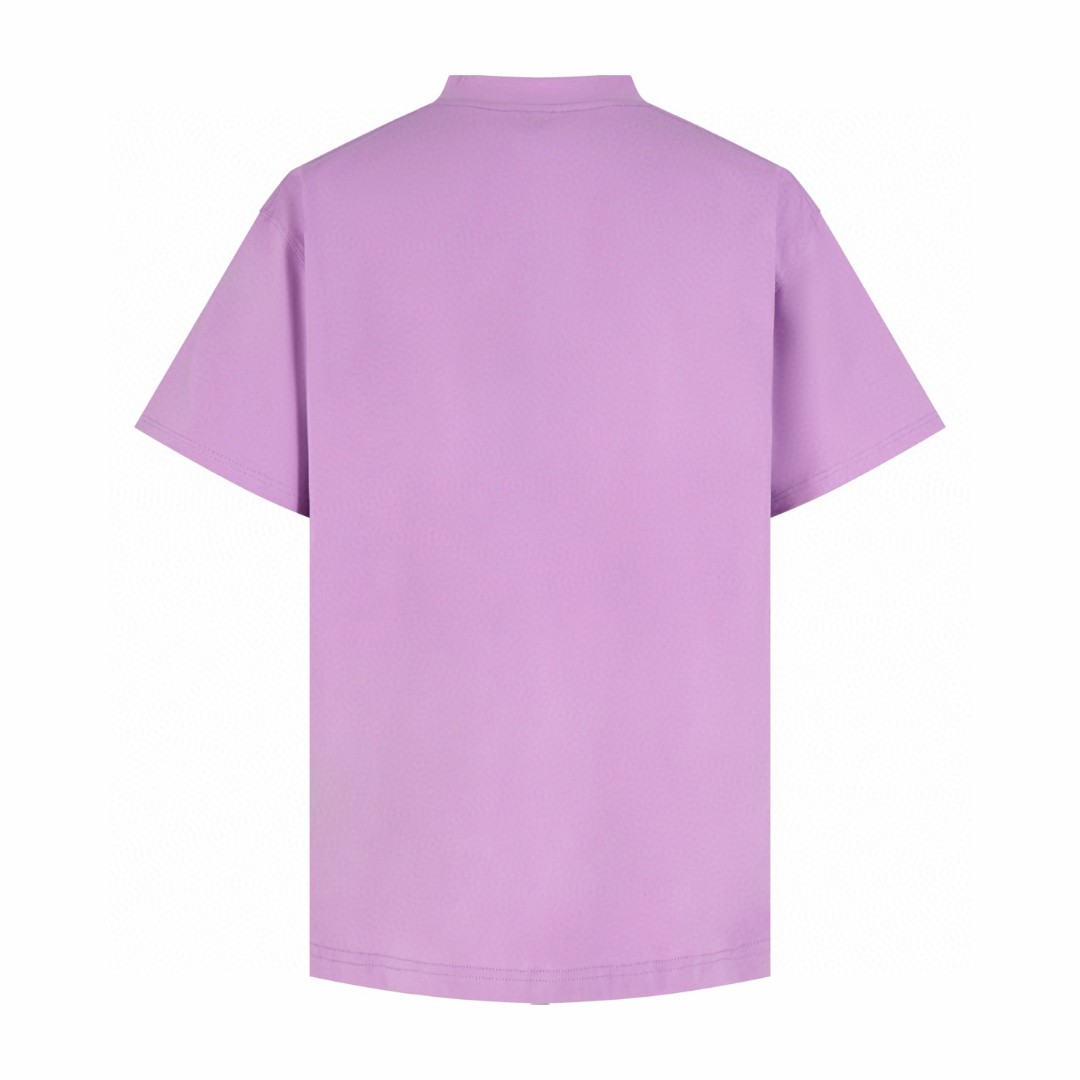 Balenciaga 巴黎世家 热浪印花圆领短袖 T恤 夏季 灰色 黑色 粉色 A0 A001VVTUVP29243