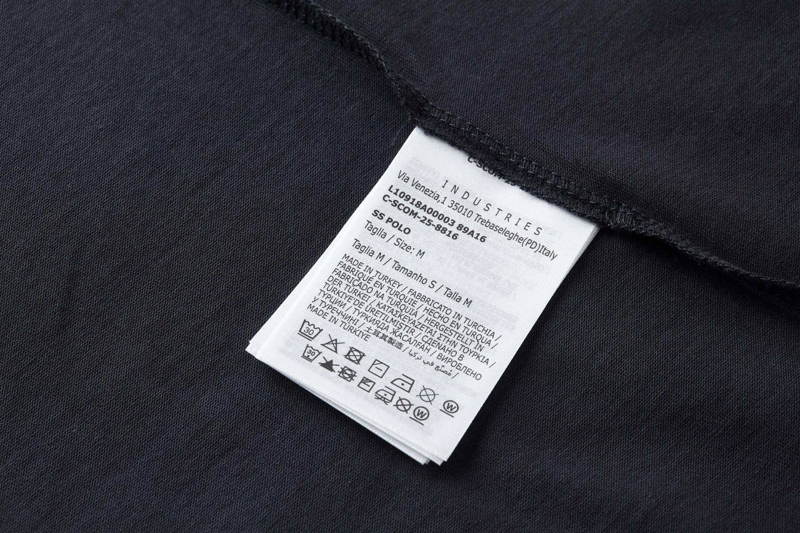 Moncler 蒙口 针织领口标识圆领短袖 T恤 夏季 海军蓝 A0 K20918C0002289AJS742