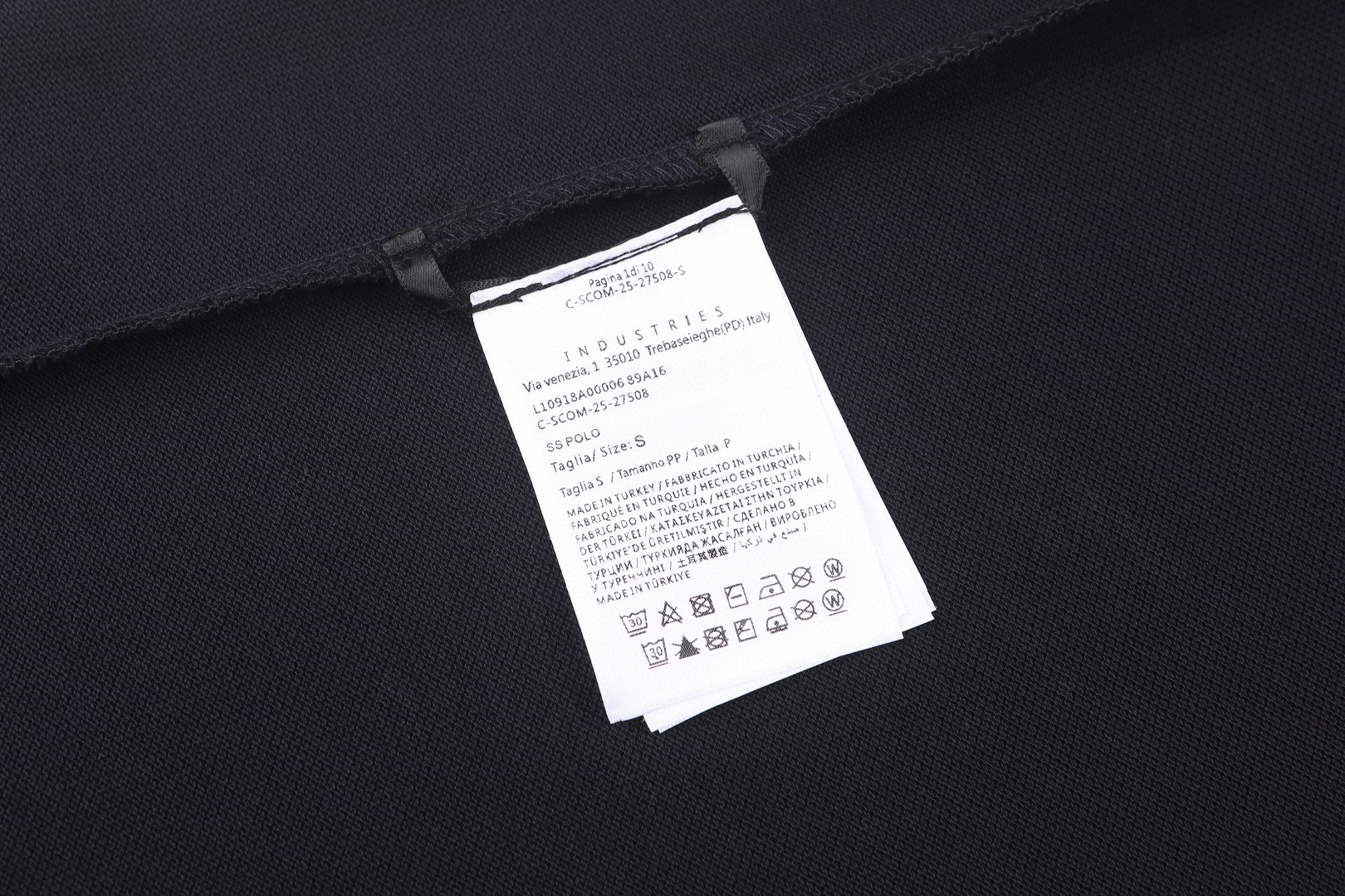 Moncler 蒙口 徽标贴片拼接半拉链Polo衫 短袖 T恤 夏季 蓝色 A2 L10918A0000689A1677X