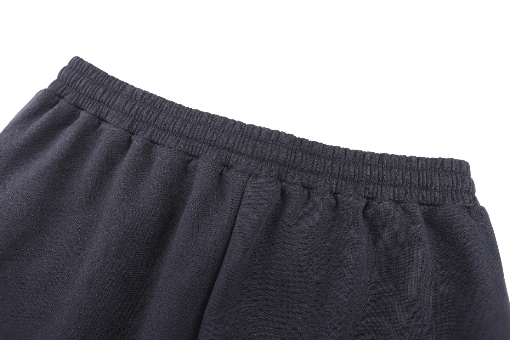 Balenciaga 巴黎世家 Cursive刺绣松紧腰长裤 卫裤 休闲裤 运动裤 裤子 黑色 B0 846917TTVM86552