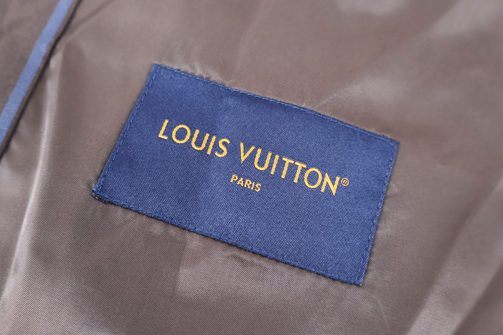 LOUIS VUITTON 路易威登 条纹哈灵顿拉链夹克 外套 长袖 棕色 B5 1AJVFG