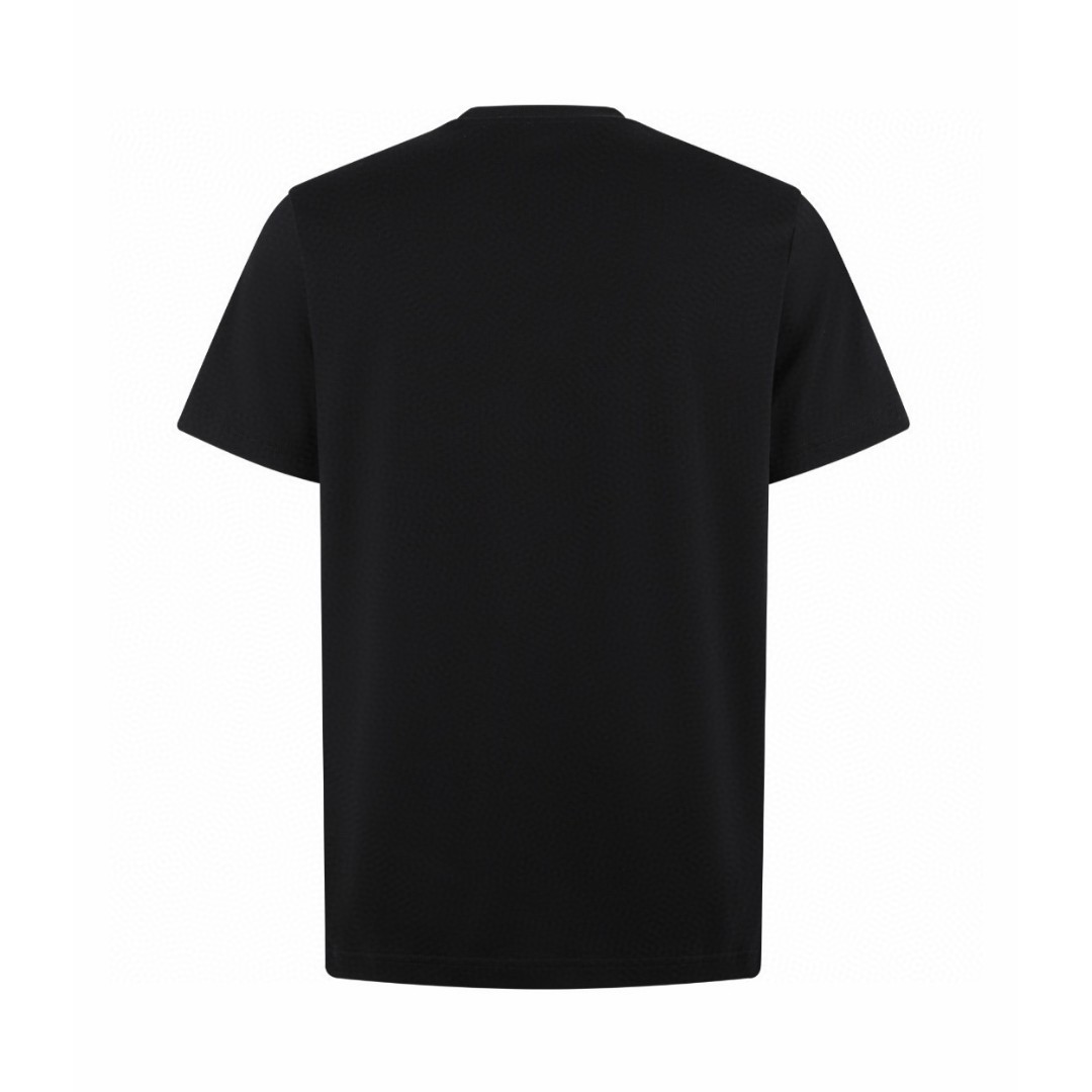 Moncler 蒙口 重影标识logo圆领短袖 T恤 夏季 米色 黑色 A0 L10918C0000789AYW216