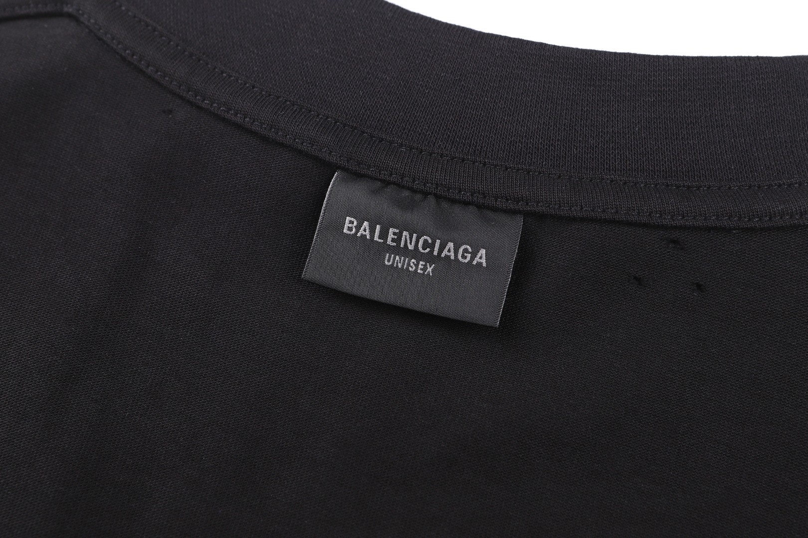 Balenciaga 巴黎世家 字母印花短袖 T恤 夏季 白色 黑色 A0 764235TQVA33307
