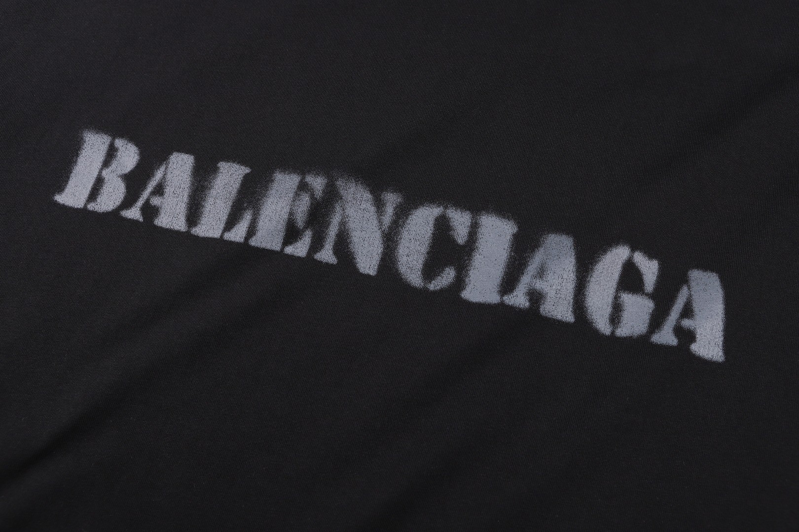 Balenciaga 巴黎世家 字母印花短袖 T恤 夏季 白色 黑色 A0 764235TQVA33307