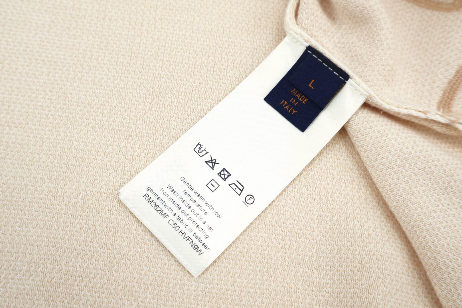 LOUIS VUITTON 路易威登 四叶草针织衫 短袖 T恤 米色 B5 HVN33WAUR166